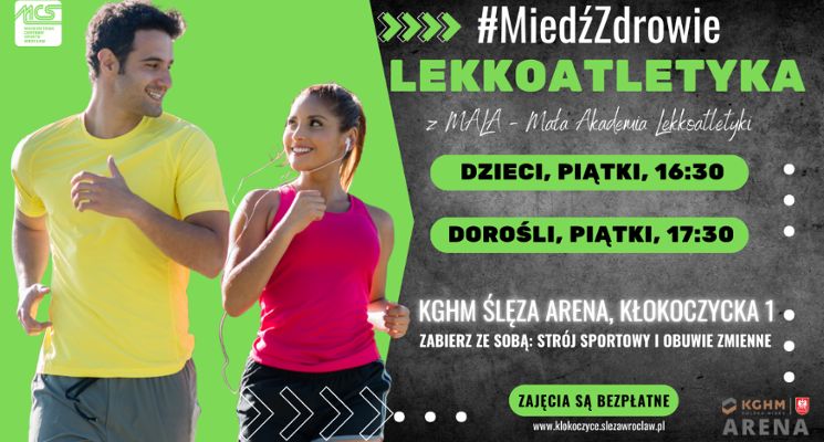 Plakat Lekkoatletyka dla każdego!