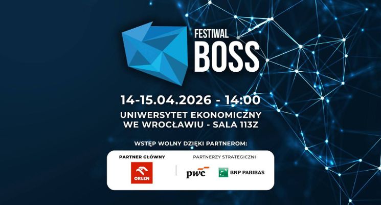 Plakat Festiwal BOSS Wrocław - Launchpad do Świata Biznesu