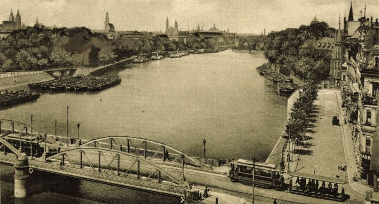 Plakat Od mostu Pomorskiego do mostu Grunwaldzkiego [spacer z przewodnikiem]