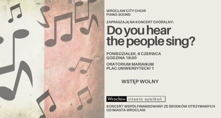 Plakat Do You Hear The People Sing? [koncert]