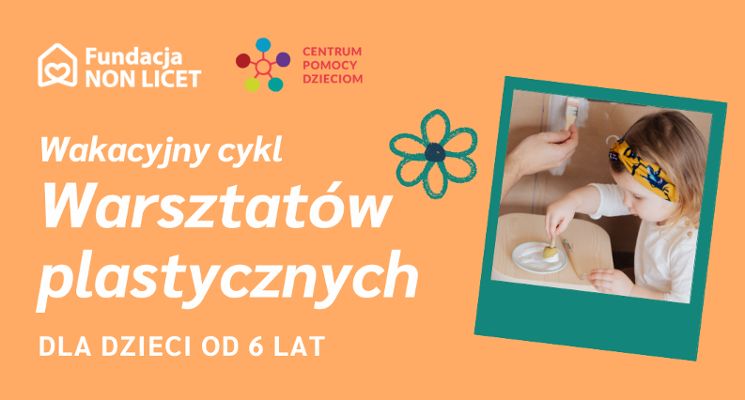 Plakat Bezpłatne warsztaty plastyczne dla dzieci