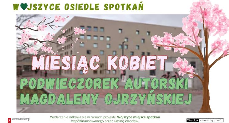 Plakat Podwieczorek autorski Magdaleny Ojrzyńskiej - Magia słowa — między światłem a mrokiem