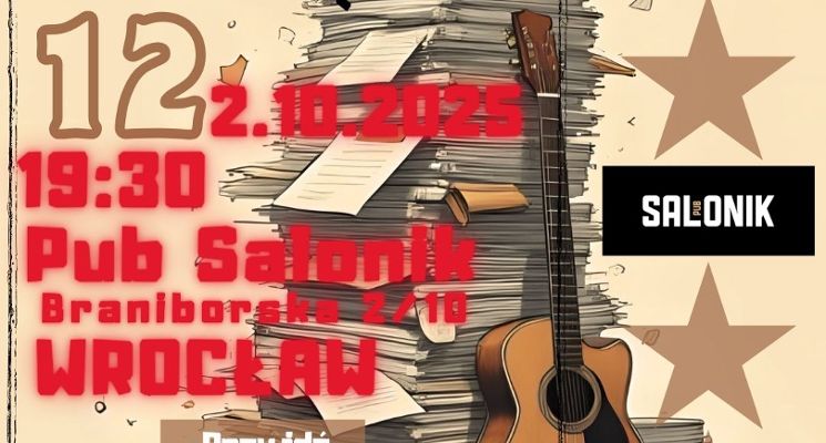 Plakat Poezje z nutką 12: „Jesień sypiąca gorzkie cynamony”