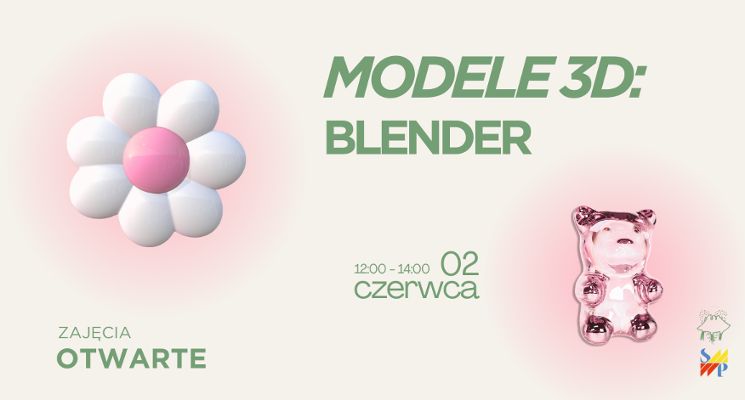 Plakat Wstęp do modelowania 3D w darmowym programie blender