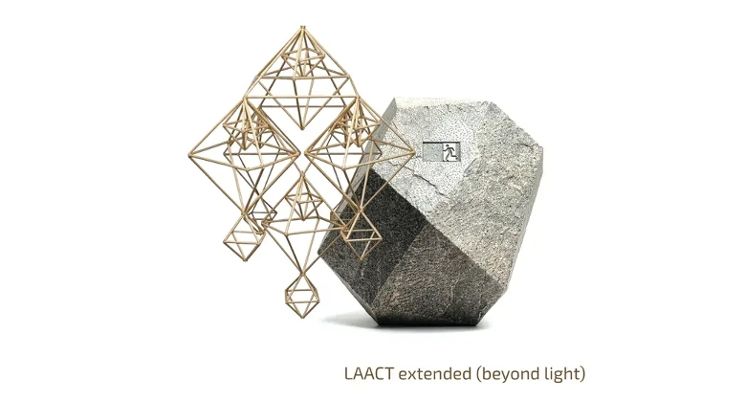 Plakat Program Otwarty LAACT extended (beyond light). Spacer, oglądanie gwiazd i koncert