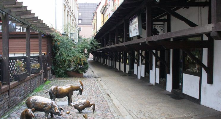 Plakat Europejskie Dni Dziedzictwa na wrocławskich Jatkach