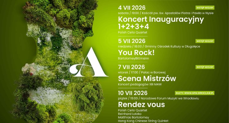 Plakat Międzynarodowa Akademia Wiolonczelowa 2026