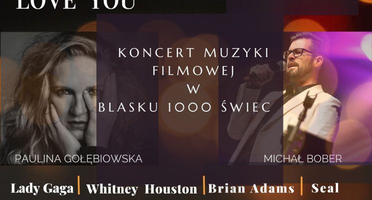 Plakat I Will Always Love You - Koncert Muzyki Filmowej w Blasku 1000 Świec