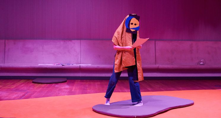 Plakat „Publika” - spektakl Marii Stokłosy i aleks borys