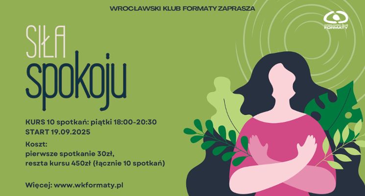 Plakat Kurs „Siła spokoju”