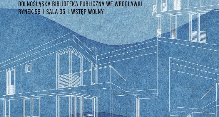 Plakat DOMY NA WODZIE | Wszechnica Wiedzy o Wrocławiu