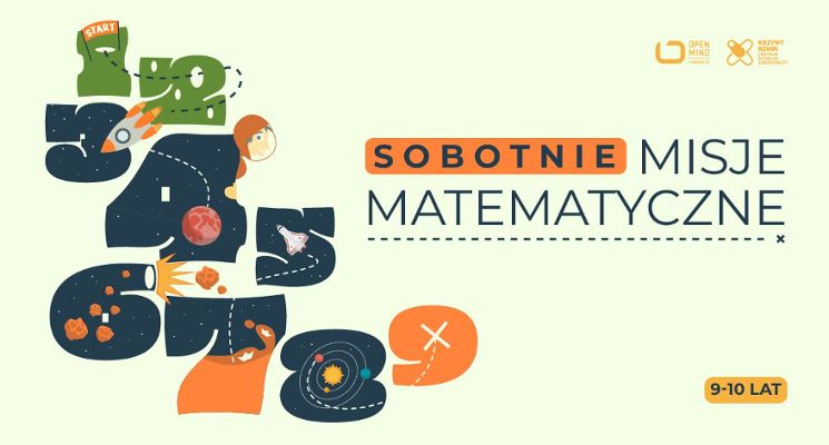 Plakat Sobotnie Misje Matematyczne (9-10 lat) / marzec – kwiecień
