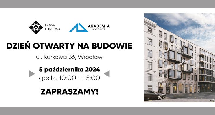 Plakat Dni Otwarte na budowie NOWA KURKOWA