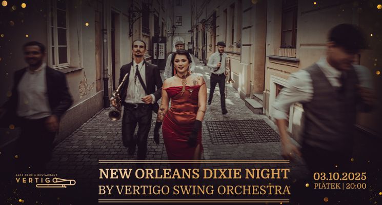 Plakat New Orleans Dixie Night by Vertigo Swing Orchestra
