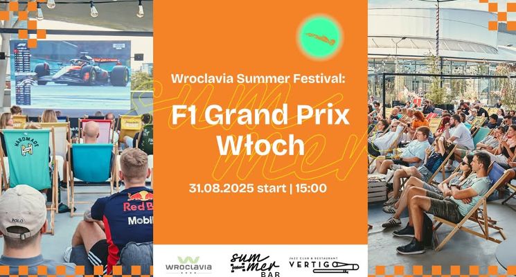 Plakat Transmisja Grand Prix Formuły 1 Włoch [Wroclavia Summer Festival]