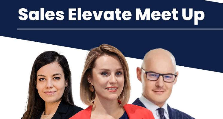 Plakat Sales Elevate Meet Up #3
