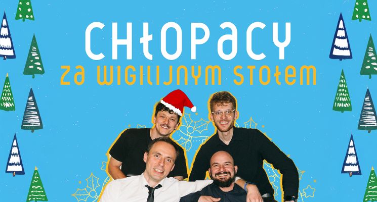 Plakat Komedia Improwizowana – za Wigilijnym stołem