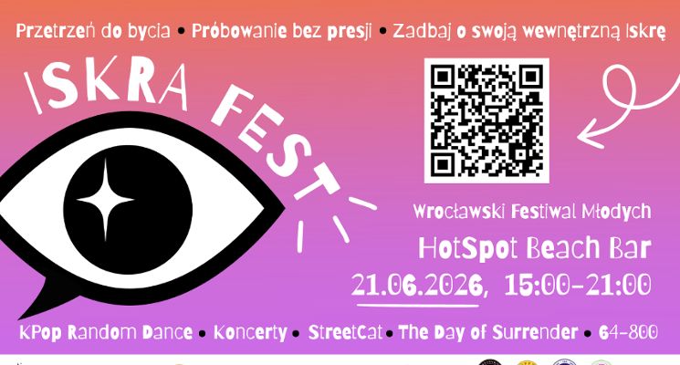 Plakat ISKRA FEST - Wrocławski Festiwal Młodych