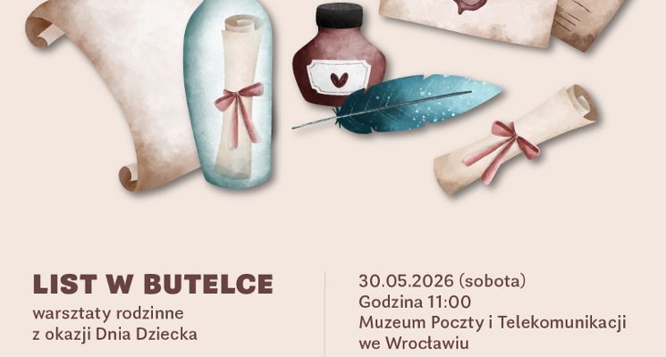 Plakat List w butelce – warsztaty z okazji Dnia Dziecka