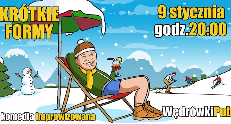 Plakat Krótkie formy - komedia improwizowana