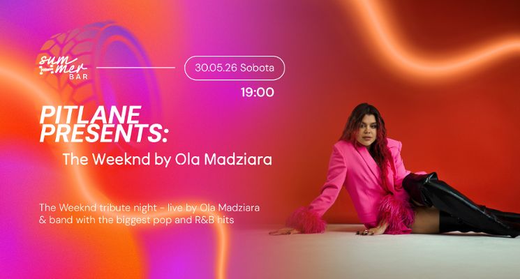 Plakat Pitlane Presents: The Weeknd by Ola Madziara