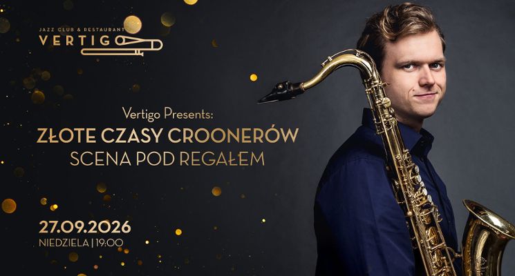 Plakat Złote Czasy Croonerów - Scena Pod Regałem