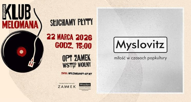 Plakat Wrocławski Klub Melomana spotkanie 4 - Myslovitz