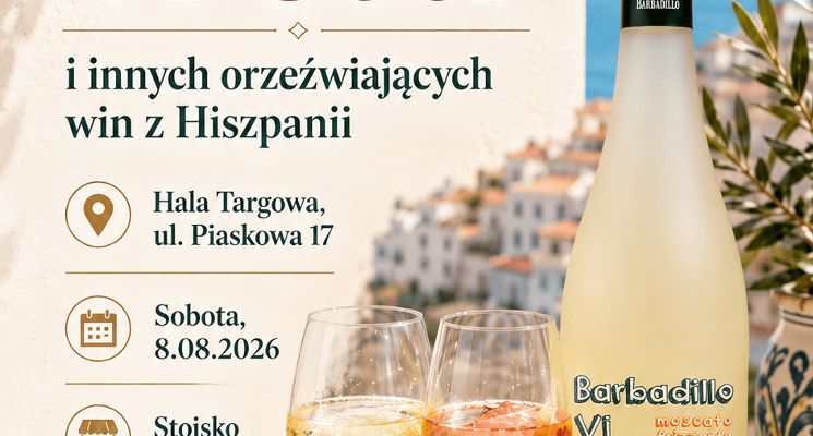 Plakat Degustacja hiszpańskich win - promocja Vi Cool
