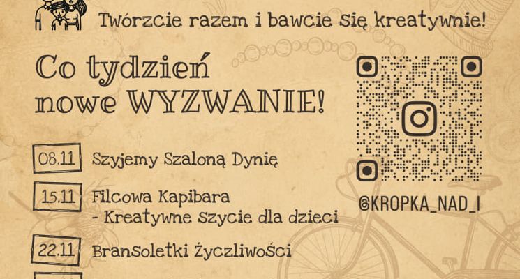 Plakat RODZIEŁO - Bransoletki Życzliwości - rodzinne warsztaty rękodzieła