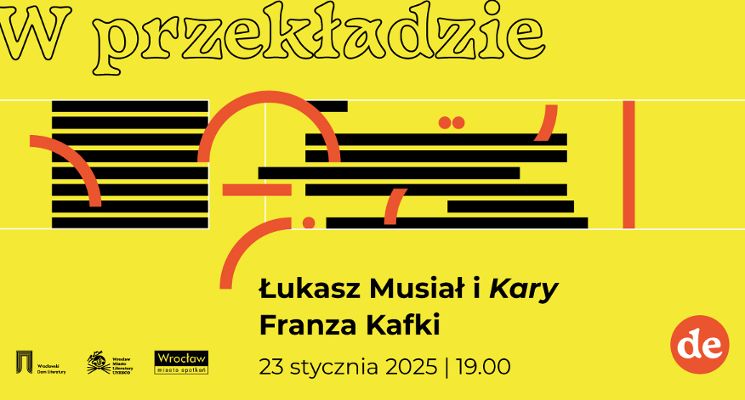 Plakat W przekładzie: Łukasz Musiał i „Kary” Franza Kafki