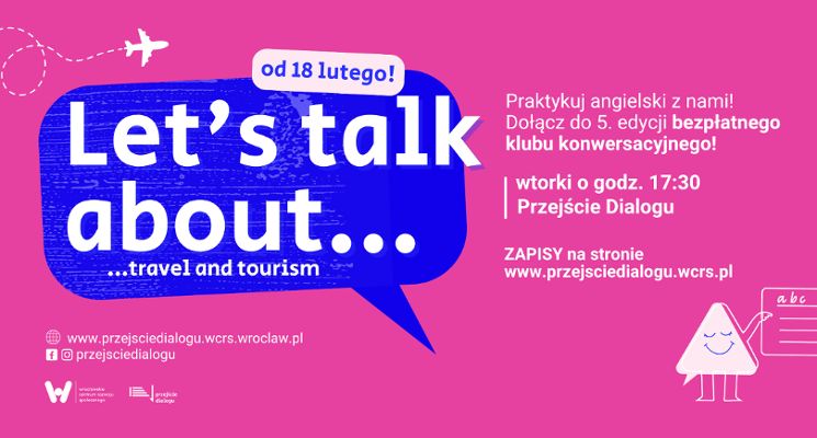 Plakat #5 Let's talk About - English Speaking Club
