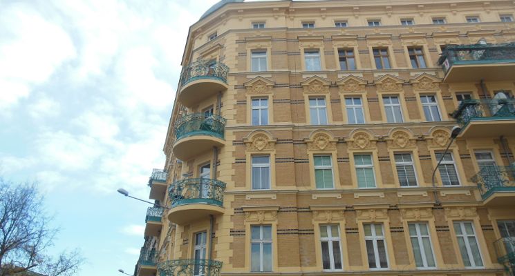 Plakat Przedmieście Odrzańskie - spacer śladami polskości na przestrzeni wieków