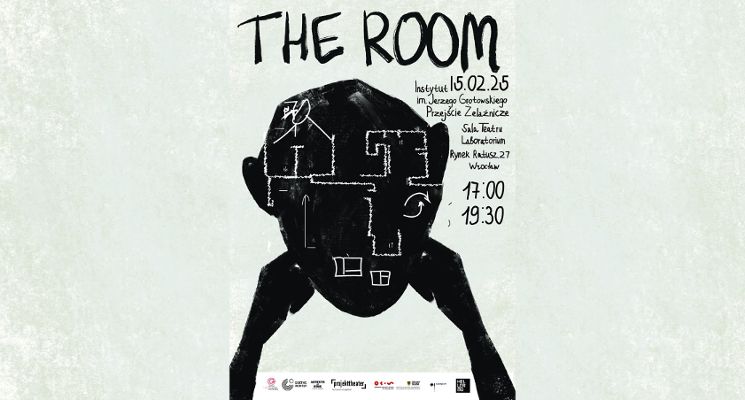 Plakat „The Room|Кімната” spektakl w języku ukraińskim, z napisami w języku polskim