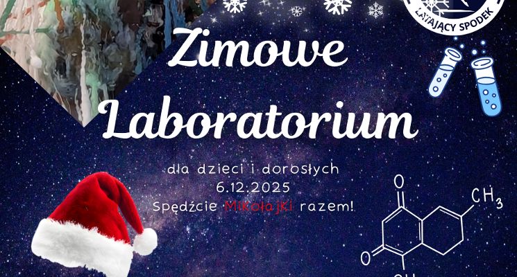 Plakat Mikołajkowe Eksperymenty Chemiczne