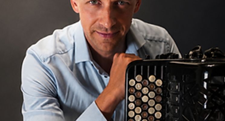 Plakat XXIII FESTIWAL „PAX ET BONUM PER MUSICAM”- Patryk Sztabiński – akordeon
