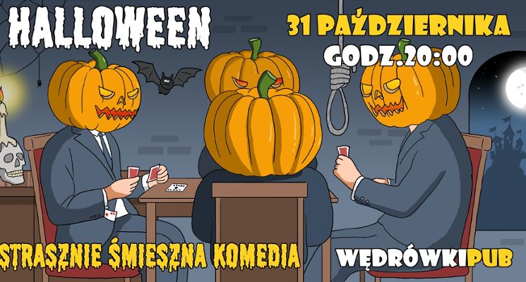 Plakat Halloween – komedia improwizowana