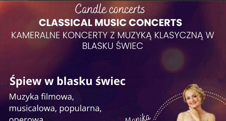 Plakat Śpiew w blasku świec
