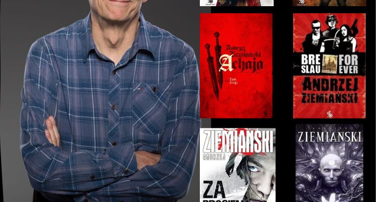 Plakat Spotkanie autorskie z Andrzejem Ziemiańskim w CAL KSIĘŻE