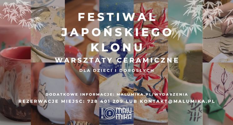 Plakat Festiwal Japońskiego Klonu w Malumice