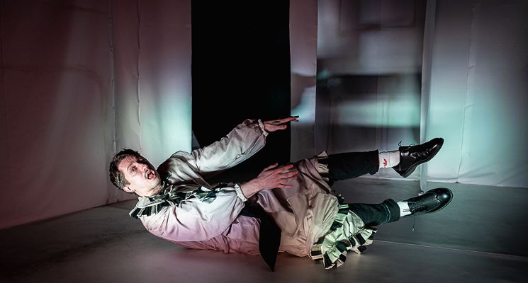 Plakat Morgue Polonaise - spektakl Filipa Pawlaka i Mariusza Gołosza