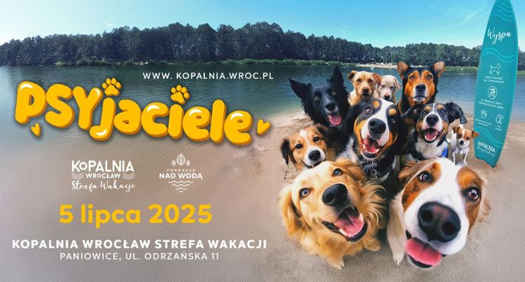 Plakat PSYjaciele – świętuj z nami Dzień Psa