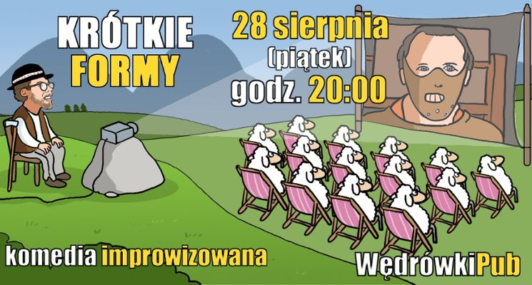 Plakat Krótkie formy - komedia improwizowana