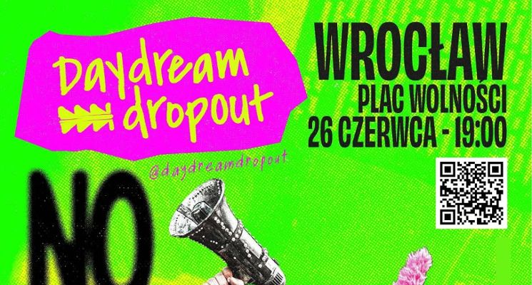 Plakat Daydream Dropout na wrocławskim Rynku!