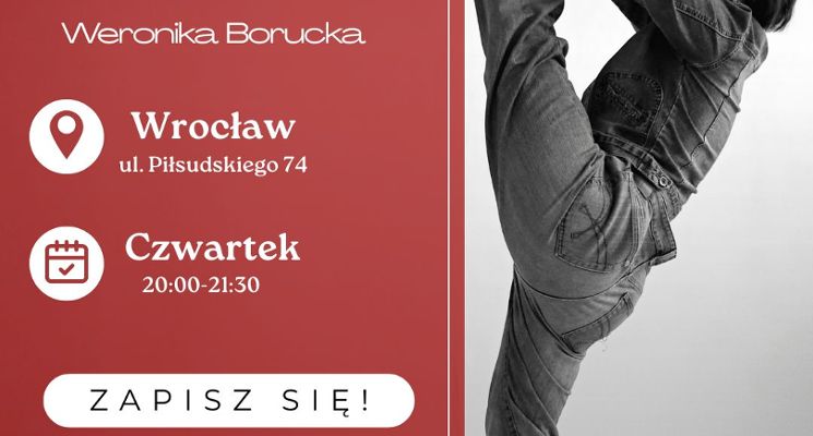 Plakat Otwarte zajęcia taneczne Jazz & Modern dla młodzieży i dorosłych