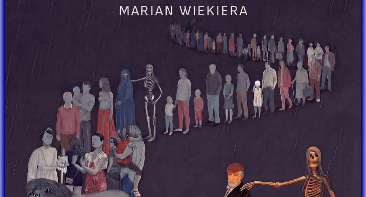 Plakat "Za czym kolejka ta stoi "