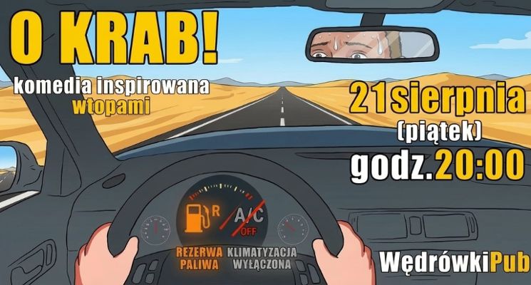 Plakat O krab! - komedia improwizowana