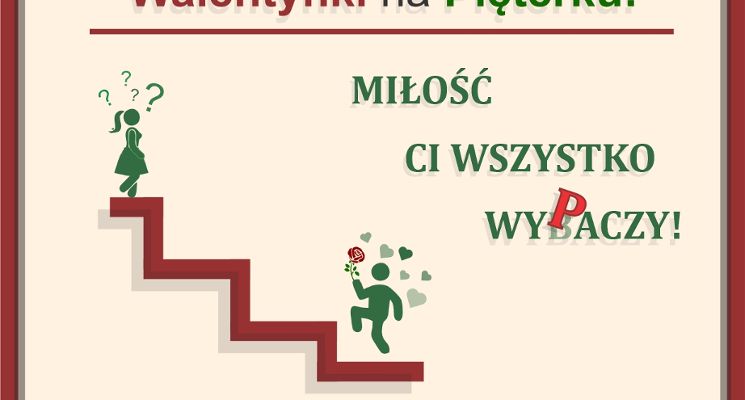 Plakat Improwizowane Walentynkowe Show – Miłość Ci Wszystko Wypaczy!