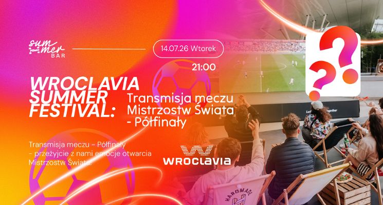 Plakat Wroclavia Summer Festival: Transmisja meczu mistrzostw świata Półfinały