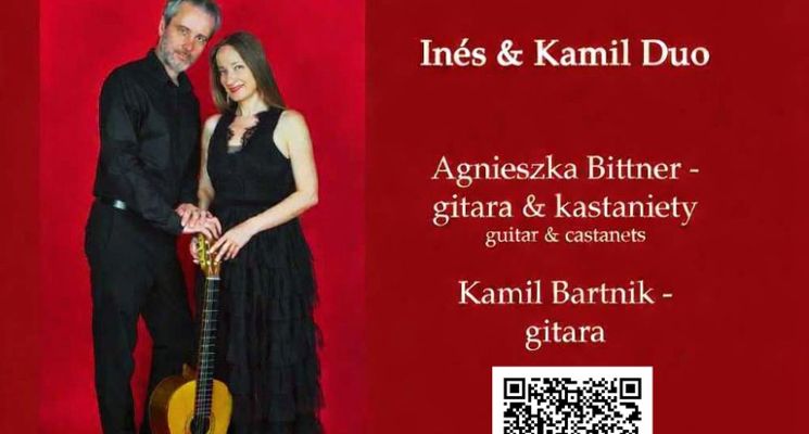 Plakat Koncert z muzyką hiszpańską.