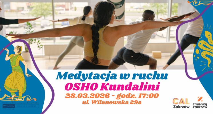Plakat Medytacja w ruchu OSHO Kundalini
